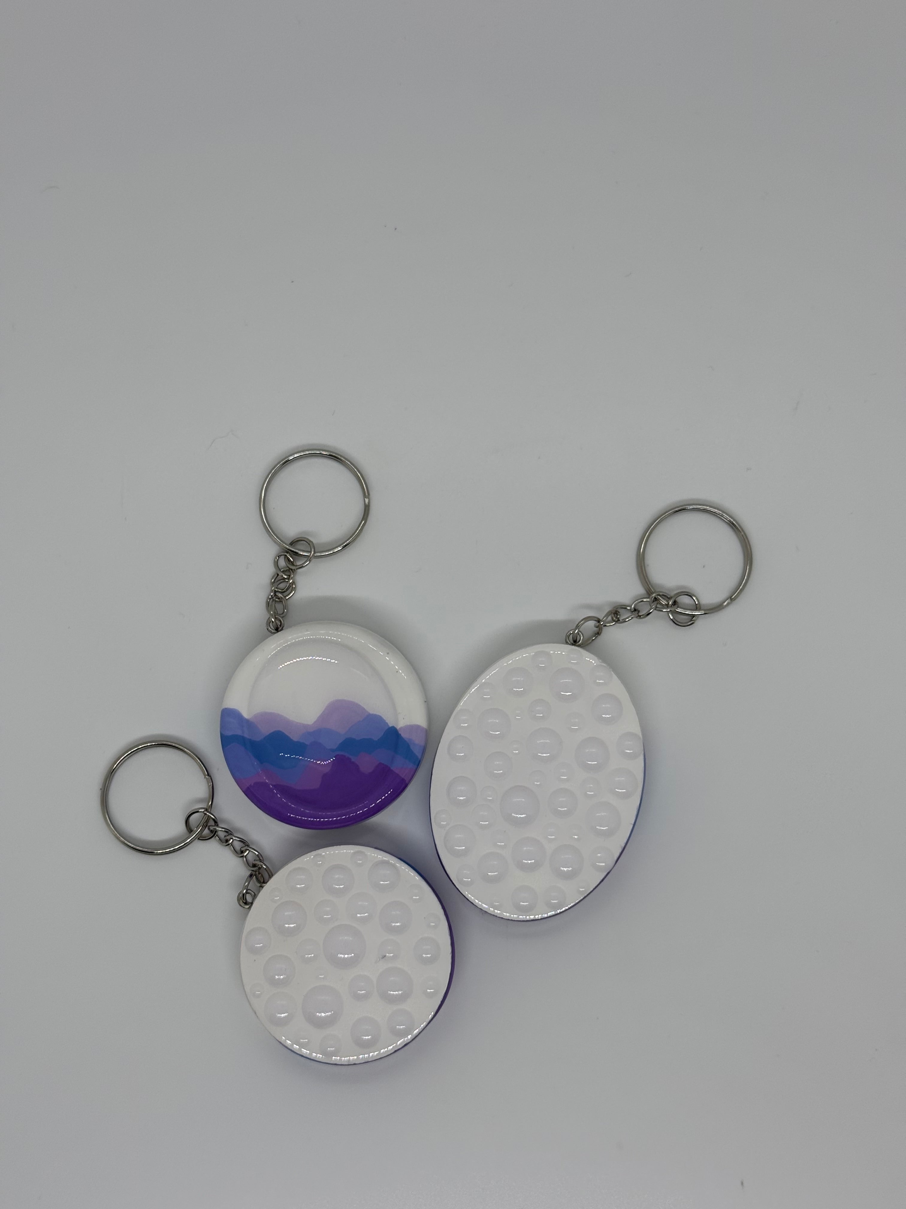 Layered Cloud Worry Stone