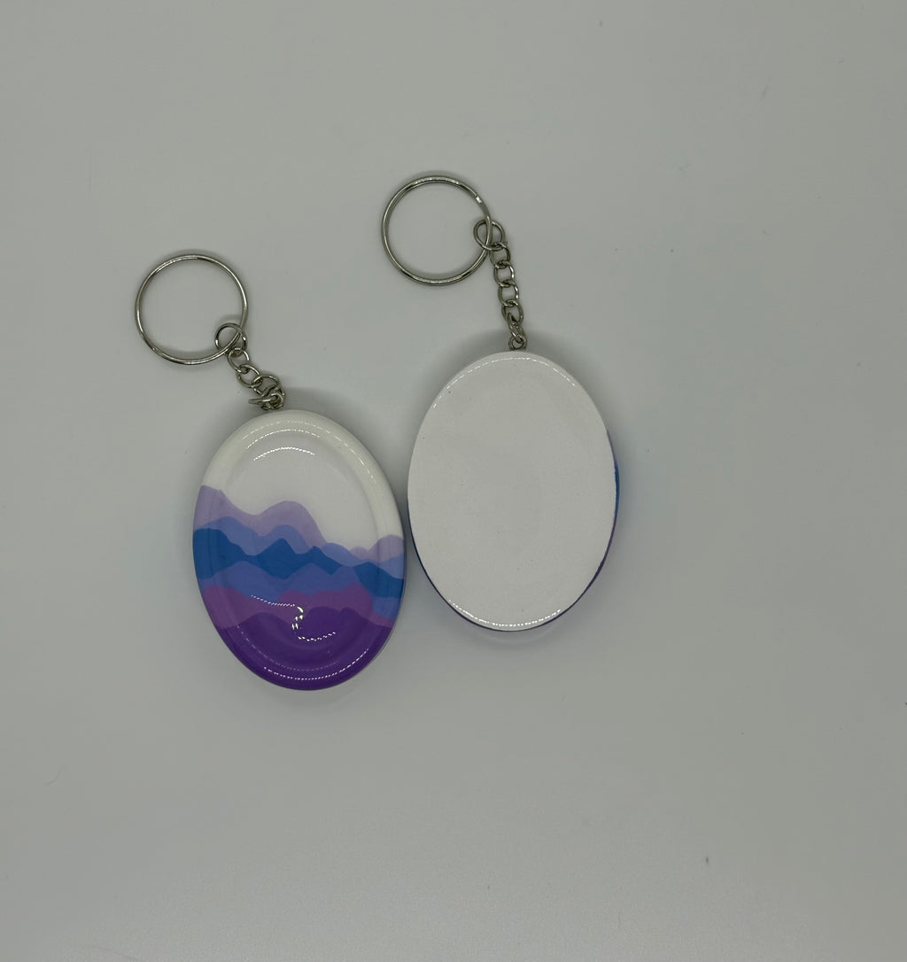 Layered Cloud Worry Stone