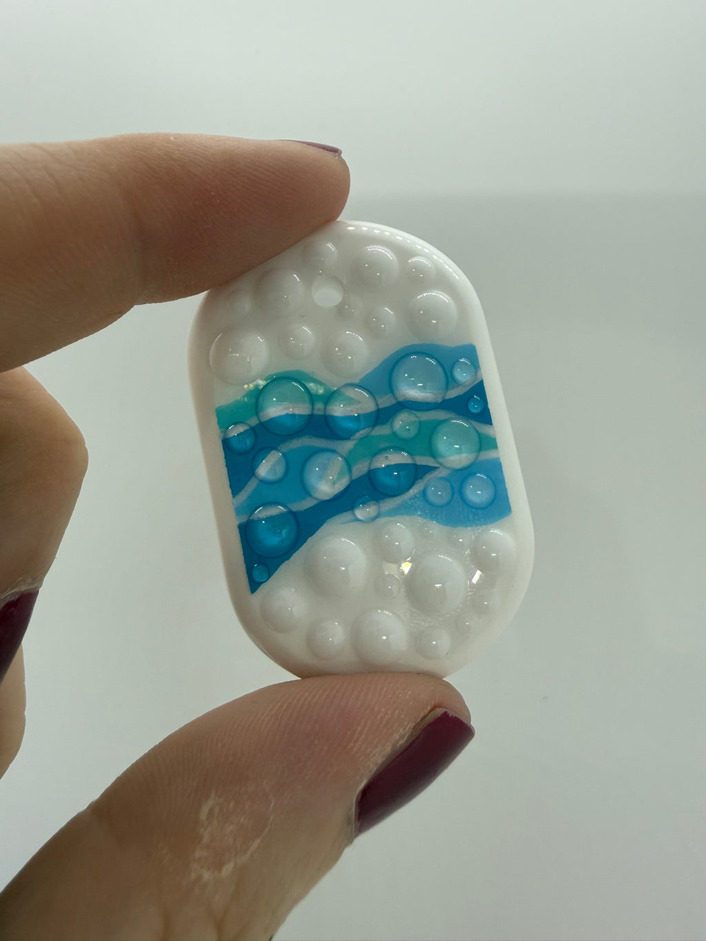 Sea Glass Bubble Texture Token