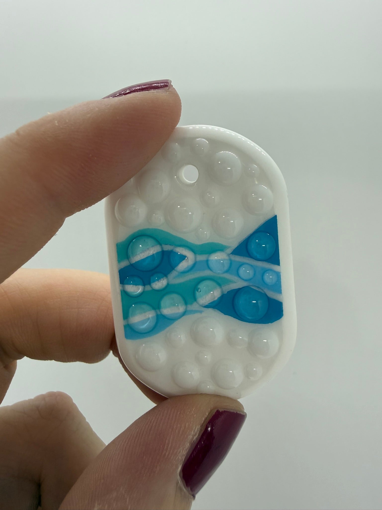 Sea Glass Bubble Texture Token