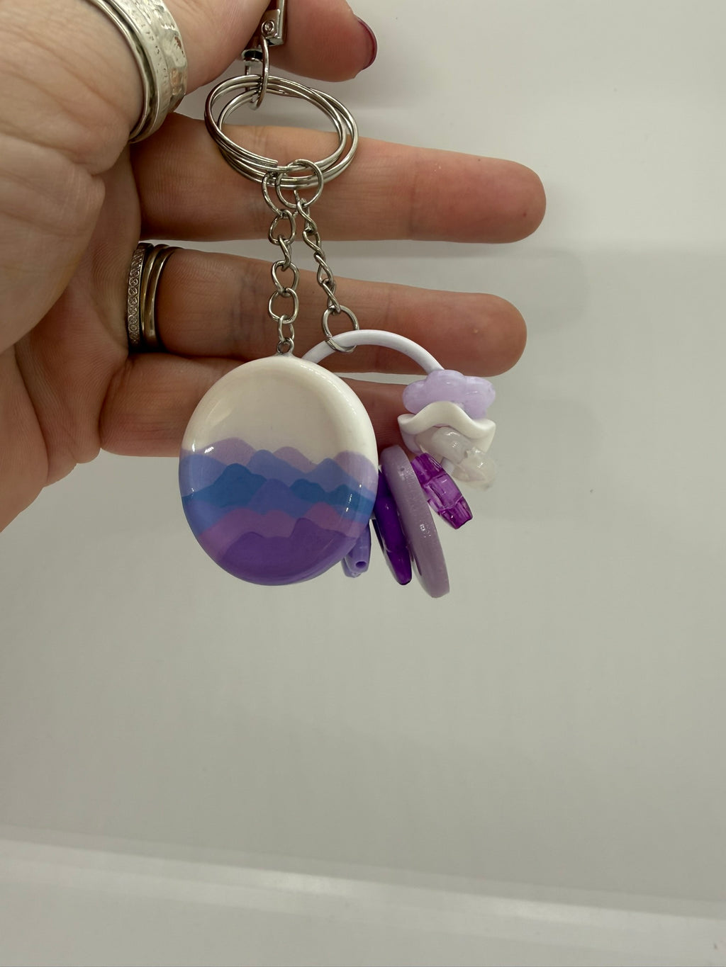 Layered Cloud Worry Stone